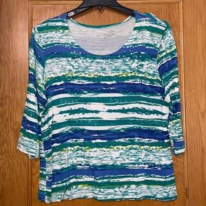 ‼️ Bundle 3/$20 ~ Allyson Whitmore Petite 3/4 Sleeve Top